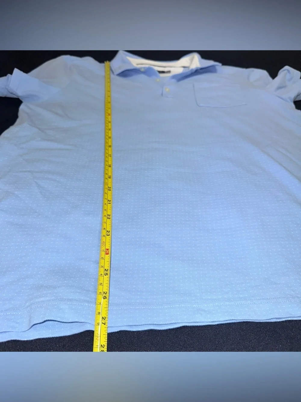 Banana Republic Performance Pique Polo Light Blue Men's Shirt size‎ large